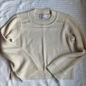 La Ligne Women's Ivory Knit Sweater